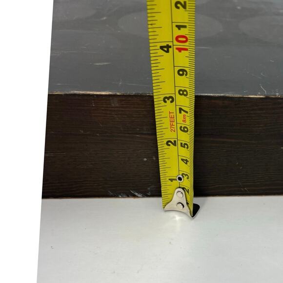 Antique Vintage Wooden Silverware Flatware Chest Blue Fabric Lined Storage Box - Picture 10 of 10